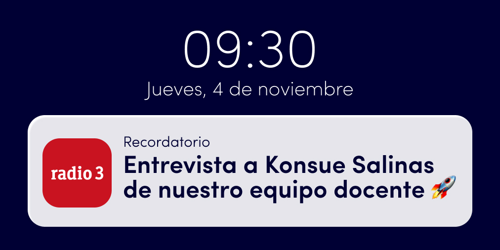 NoSoloFilms's tweet photo. 🔔Recordatorio🔔 Mañana a las 9:30 de la mañana, nuestra compañera docente Konsue Salinas hablará en @radio3_rne sobre educación en valores y su papel en el proyecto de nosolofilms. ¿Te lo vas a perder? 📻 Escúchalo aquí: https://t.co/dBfk7flORv https://t.co/pApxBHlfvU