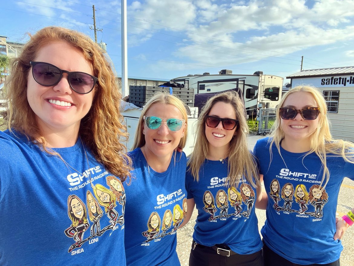 PippaMann's tweet photo. ICYMI: If you’re a #ShiftUpNowMember check your email from around 9am this morning! Your link for early access to purchase this #LimitedEdition T-shirt is in your inbox! 🙌🏻
#ShiftUpNow #HagertyMotorsports #TeamCooperTire #Round3Racers https://t.co/WIiNVQH8IK