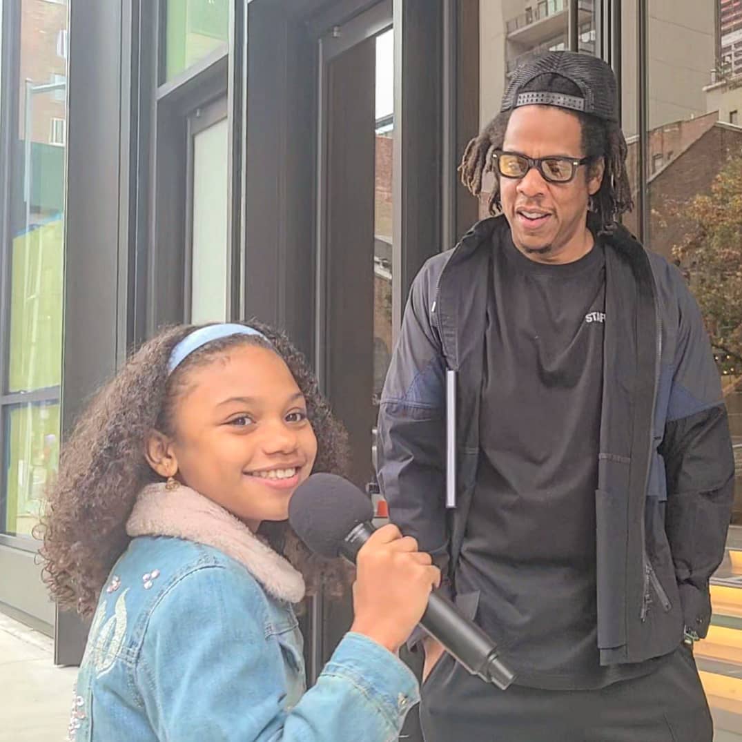 11-year-old Brooklyn reporter Jazzy scored an interview with Hov 🙏🐐

WATCH: bit.ly/3wbt4JA