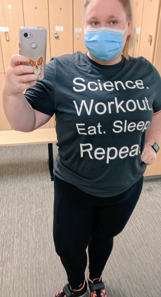 TaraBautistaPHD's tweet photo. When people ask what my hobbies include...
Thanks for the shirt @ScientistsLift
#Science #workout #lift #eat #sleep #repeat #quadqueen #18inbicep
#Lifeofapostdoc https://t.co/gNT8B7uY94