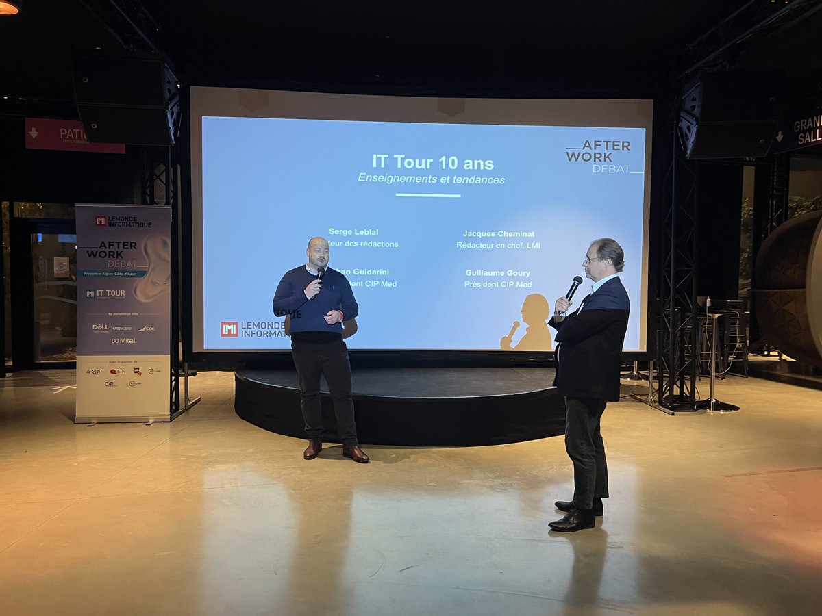 #ittour 2021 Pour les 10 ans de l’IT Tour retour sur l’innovation dans les entreprises avec Guillaume Goury de CIP Med et Jacques Cheminat du Monde Informatique