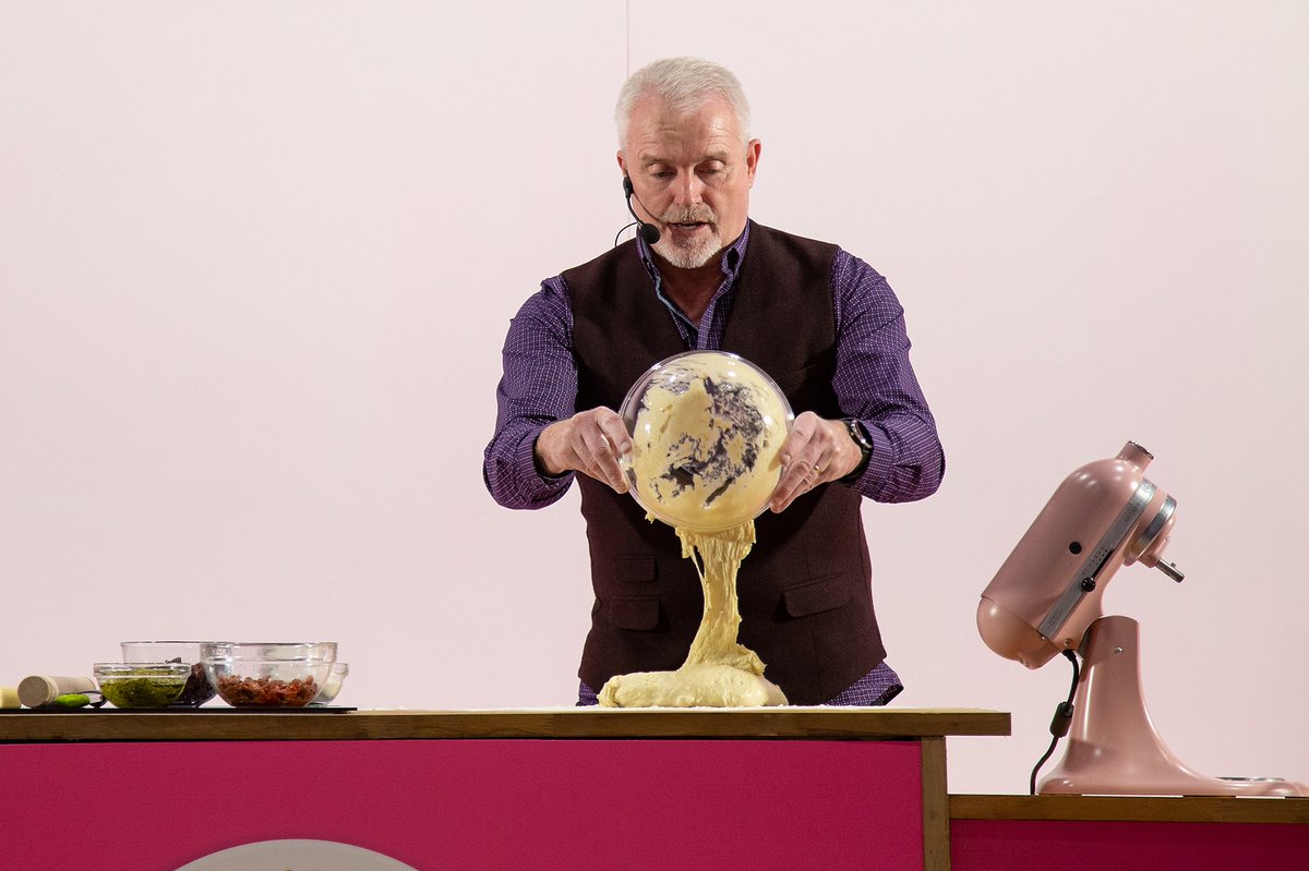 The Cake & Bake Show (@cakeandbakeshow) on Twitter photo <a href="/pauljagger31/">Paul Jagger</a> mid-action at The Cake & Bake Show making his vegan pesto filled brioche 😍🍞 <a href="/pauljagger31/">Paul Jagger</a> mid-action at The Cake & Bake Show making his vegan pesto filled brioche 😍🍞