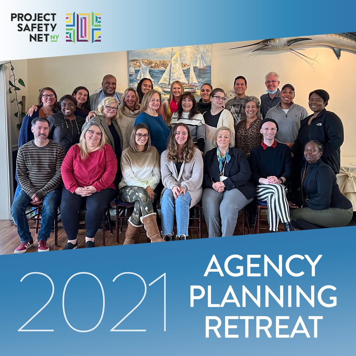 PSN_NY's tweet photo. On Friday, we had an all-staff retreat to celebrate our move to Patchogue.  Agency bonding and planning for our future!

#patchogue #longisland #patchoguevillage #TheOar #PSNNY #ProjectSafetyNetNY #LongIslandTogether #EndStigma https://t.co/ULhz1LIys4