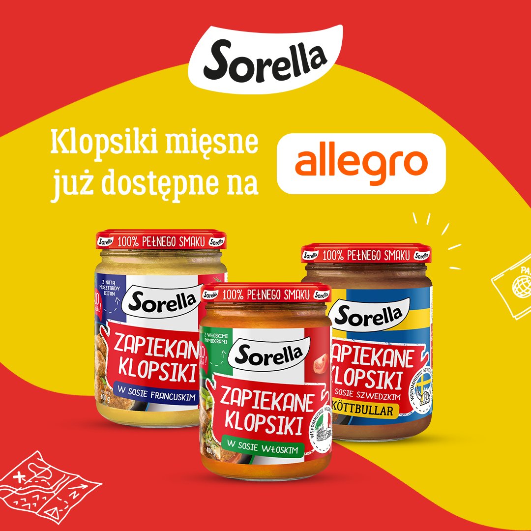 sorellapl's tweet photo. Zapiekane klopsiki oraz inne dania sióstr są już dostępne są w naszym sklepie Allegro 📦
🛒  Zamów swój zapas na https://t.co/UNRdVfAmxf 🛒
Kupione stacjonarnie albo online – klopsiki Sorella zawsze smakują pysznie 😋
Z niecierpliwością czekamy na Wasze recenzje ❤️ https://t.co/rW6wkwI1TV