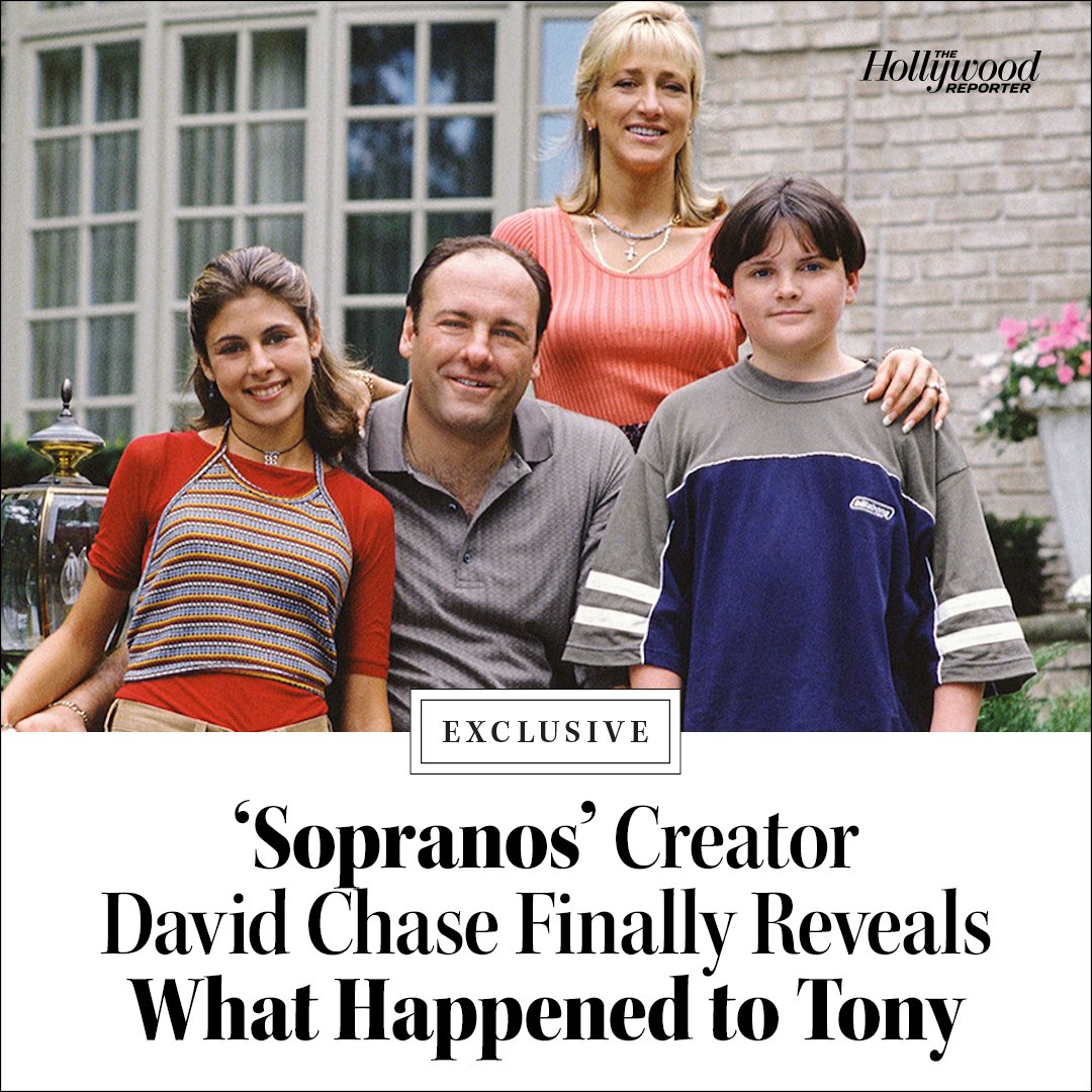 THR's tweet image. Nearly 15 years after its original air date, #TheSopranos creator David Chase has revealed once and for all whether Tony died or not in the series finale: thr.cm/nW5YfWr