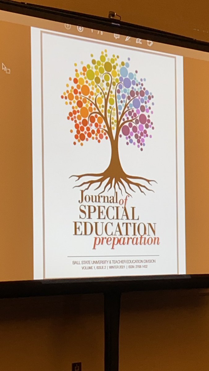 deannatv's tweet photo. #TED2021 Learning about the new journal for Special Education Teacher Preparation! 🤩 https://t.co/xBAreNqxpP