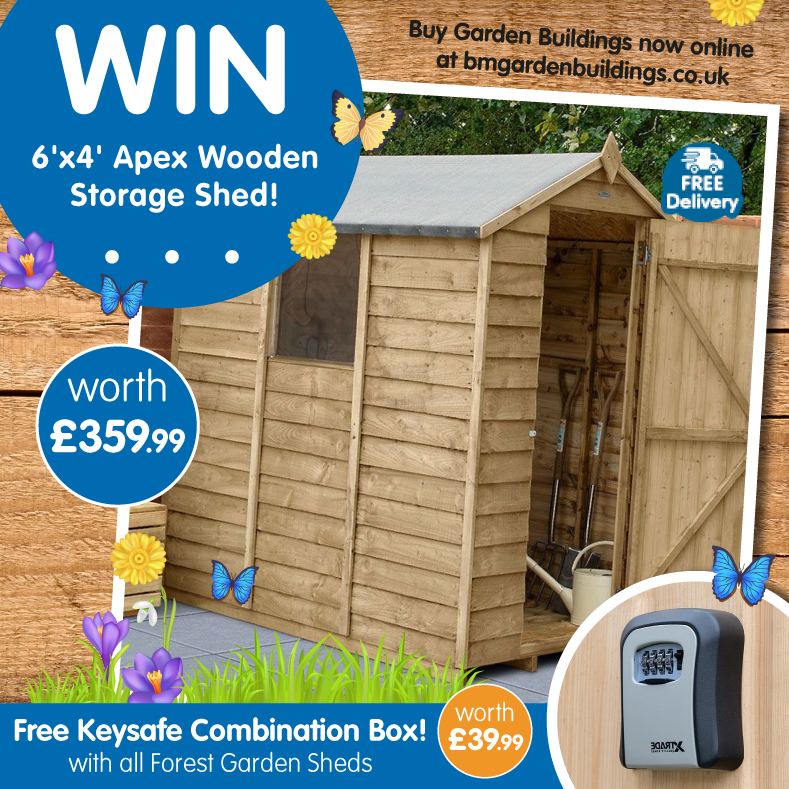 bmstores's tweet image. ✨#COMPETITION TIME - ENDS SOON✨

We're giving away this amazing 6' x 4' wooden storage shed to ONE lucky winner! 

Buy sheds online here, with free delivery; bmgardenbuildings.co.uk

For a chance to #WIN, simply

1) FOLLOW
2) RT
3) COMMENT #BMShed!

Competition ends 9am 5/11/21