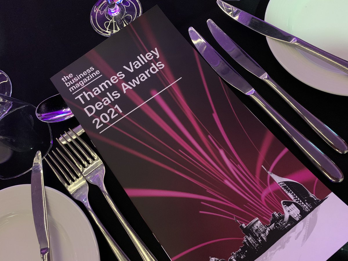 TheBusinessMag's tweet photo. Good luck to our finalists this evening at the #ThamesValley #Deals #Awards 🍀🍀 #TVDA #Finance https://t.co/RMNsqxcPo7