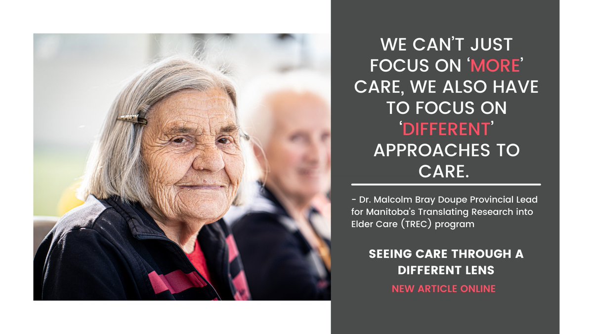 DementiaMag's tweet photo. Translating Research in Elder Care (TREC) is a partnership of researchers, knowledge users, policy makers, and citizens who study how to create quality-of-care improvements for long-term care residents and staff. Read about how they empower frontline staff https://t.co/FC2DwRMcMM https://t.co/TCxDJQNX33