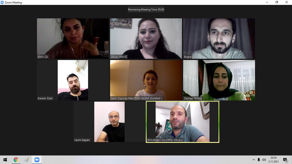 Çevre Dedektifleri e twinning projesi tanışma webinarini yaptık. Proje ortağımız olan birbirinden değerli öğretmenlerimize teşekkür ederiz.