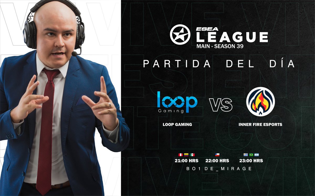 sslstudiogg's tweet photo. ¡Partidas del día! 🔥
Arrancamos con la cobertura de la LIGA ESEA SEASON 39, a continuación, les dejamos las partidas programadas para el día de hoy.
- Loop Gaming vs Inner Fire Esports 
- Total90 Gaming vs Nome2 
🎙  @lobockz y @dev1nePE https://t.co/KW90ju8m1v