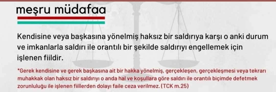 OdamKirectir's tweet photo. İnsanın kendini savunması doğanın gereğidir, istem dışıdır, reflekstir. Kadını erkegi yoktur..Anayasal Haktır..#ÖzsavunmaHaktır
#ÖznurEfeoğullarınaÖzgürlük
#ölmemiş
Emniyet Genel Müdürlüğü
#RecepTayyipErdogan
@kademorgtr 
@kadem_adana 
Cem Yılmaz https://t.co/FPftLrCEFX