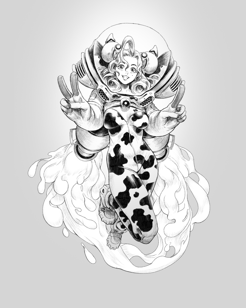 Bazaardodo1's tweet photo. 🐄🐄The Cow Clothing.

Art by @wenjuinn

https://t.co/aZOpIqfG2R

#bazaardodo #stylizedart #painting #digitalart #artstation #conceptart #scifi #artwork #neonnoir #futurism #anime #art #futuristic #neon #vaporwave #lofi #90s #yourname #myheroacademy #naruto #guko #comic #cyborg https://t.co/ClAn9IivTU