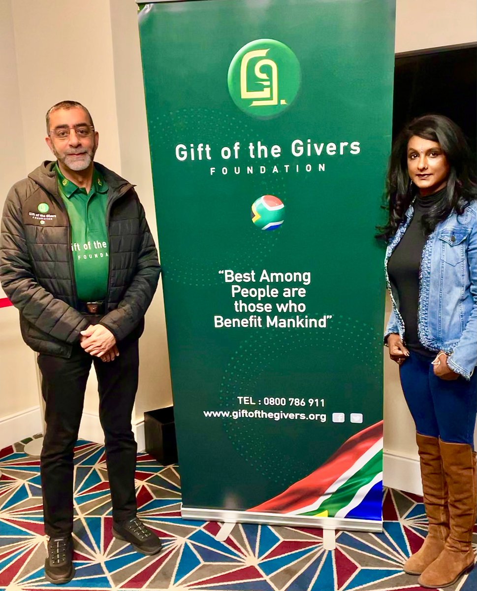 Govender_V's tweet photo. We walk amongst angels @GiftoftheGivers 
This human gifted me the most poignant words in my most vulnerable time of turmoil “You have put fear into that which you have feared.” #GenderBasedViolence #giftofthegivers #waqfulwaqifin #ProudlySouthAfrican #kindness #menagainstabuse https://t.co/yALyftrSZP