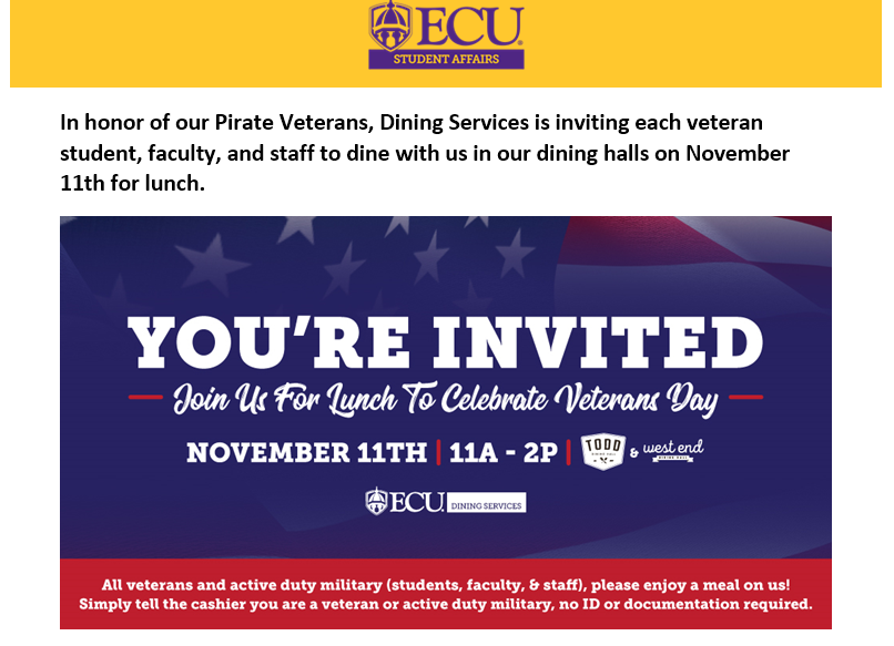 Pirate Veteran's Lunch! Info below.⬇️