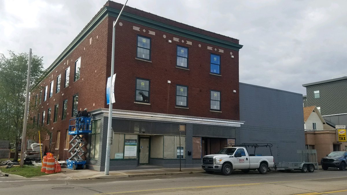 Check out the progress at 730 Leonard Street NW! This gorgeous old warehouse is getting new life as studio &amp; one-bedroom apartments, plus first floor retail space.