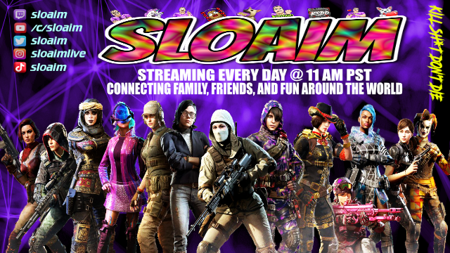 sloaim's tweet photo. SLOAIM is LIVE! Connecting family, friends &amp; fun around the world! Playing some @PlayCODMobile Come join us!
#KSDD #twitch #twitchtv #twitchstream #streamer #codm #codmobile 
. https://t.co/m7y2jaDFC1