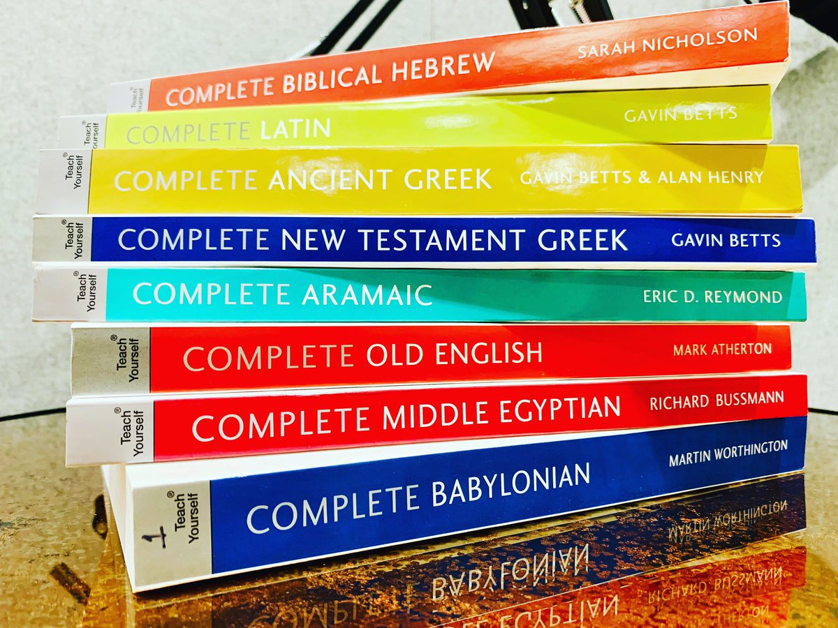 TYOpenRoad's tweet photo. All our new ancient language titles together ✨ #teachyourself #languages #languagelearning #ancientlanguages #grammar https://t.co/yop1mmYDIx