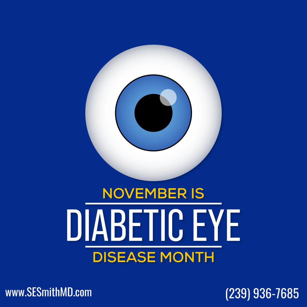 EyeAssociatesFM's tweet photo. Diabetic eye disease, a leading cause of blindness, often has no early warning signs. Early detection, timely treatment, and appropriate follow-up care are the only ways to prevent vision loss. https://t.co/xkDN7VOG1l