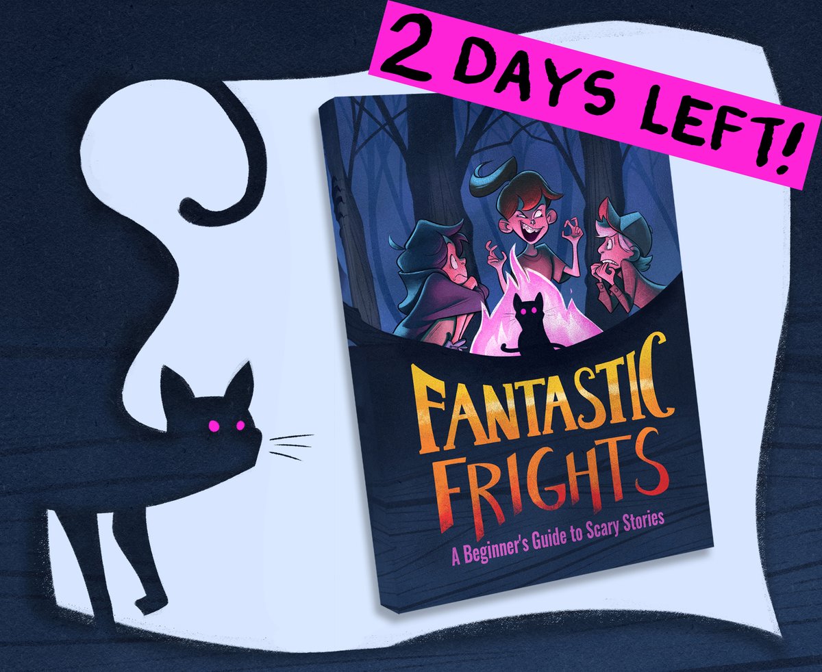 CloudscapeComic's tweet photo. TWO DAYS LEFT to back Fantastic Frights on Kickstarter!

We're Kickstarter's #ProjectOfTheDay today! We've got just over $4000 to go before we hit our funding goal. So if you've been waiting to back, now's the time! https://t.co/1S3V81Z7eV