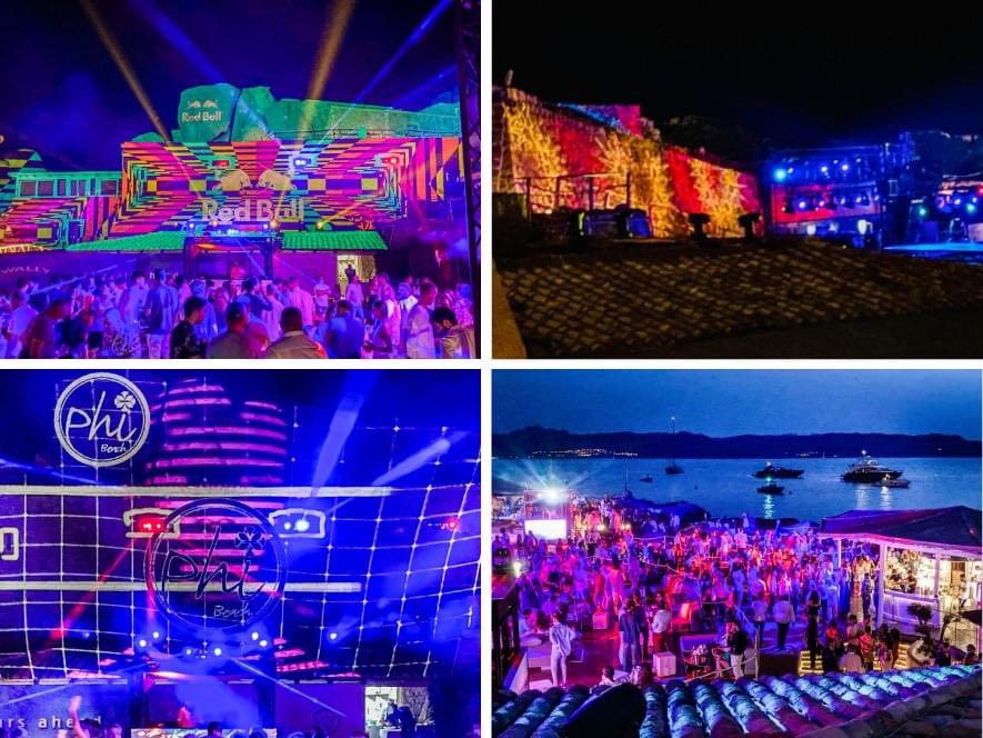 Robelighting's tweet photo. In Costa Smeralda, Sardinia, Italy, at the open air discotheque Phi Beach, LD Marco di Febo created a #lightingdesign using @Robelighting #MegaPointe, #Pointe, #LEDBeam150 & #LEDWash600 luminaires.
#robelighting #robeintherig #rmmultimedia #phibeach #nightclublighting https://t.co/Ei2e9Dn0YT