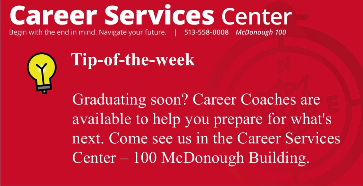 Are you graduating in the next 6 months? Plan ahead and meet with us now to help!🔜