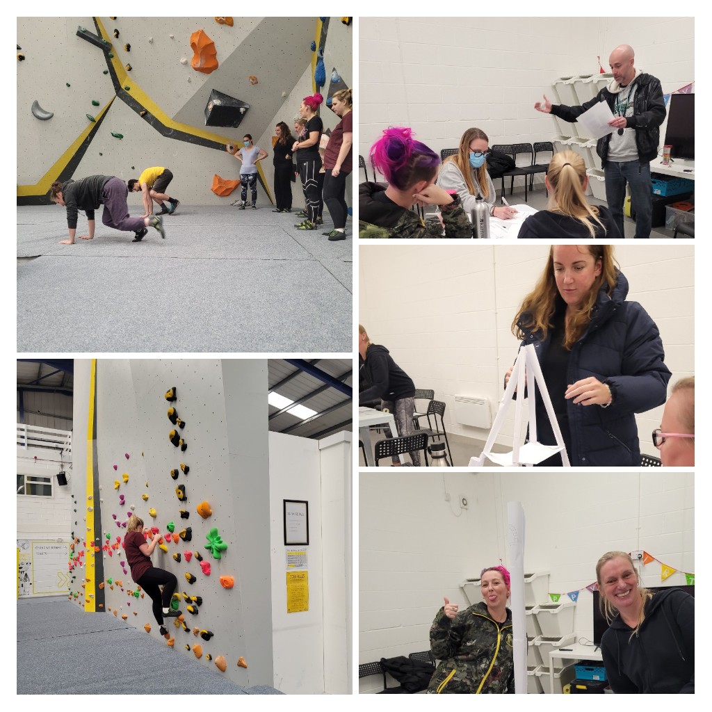 VernaForHousing's tweet photo. A quick warm up and then it was  back to the walls this week @boulderhut 🙂 topped off with some inspiring tips from @DannySadler13 on achieving your goals by being #SMART &amp; reaching new heights through #teamwork @ForHousing @AC_ActiveMinds @Sport_England https://t.co/GFMPZc0uhE
