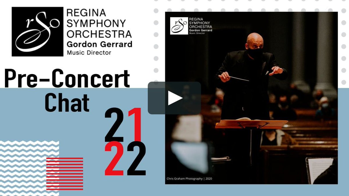 ReginaSymphony's tweet photo. PRE SHOW CHAT: Korndorf &amp; Schubert

Our own concertmaster Christian @YQRfiddle  sat down with Conductor @GordonTGerrard  for a preview of the concert on November 5 &amp; 6.  

Tickets available online or at the door.  

https://t.co/3sRCMtrlef https://t.co/aeZWOtd5QV