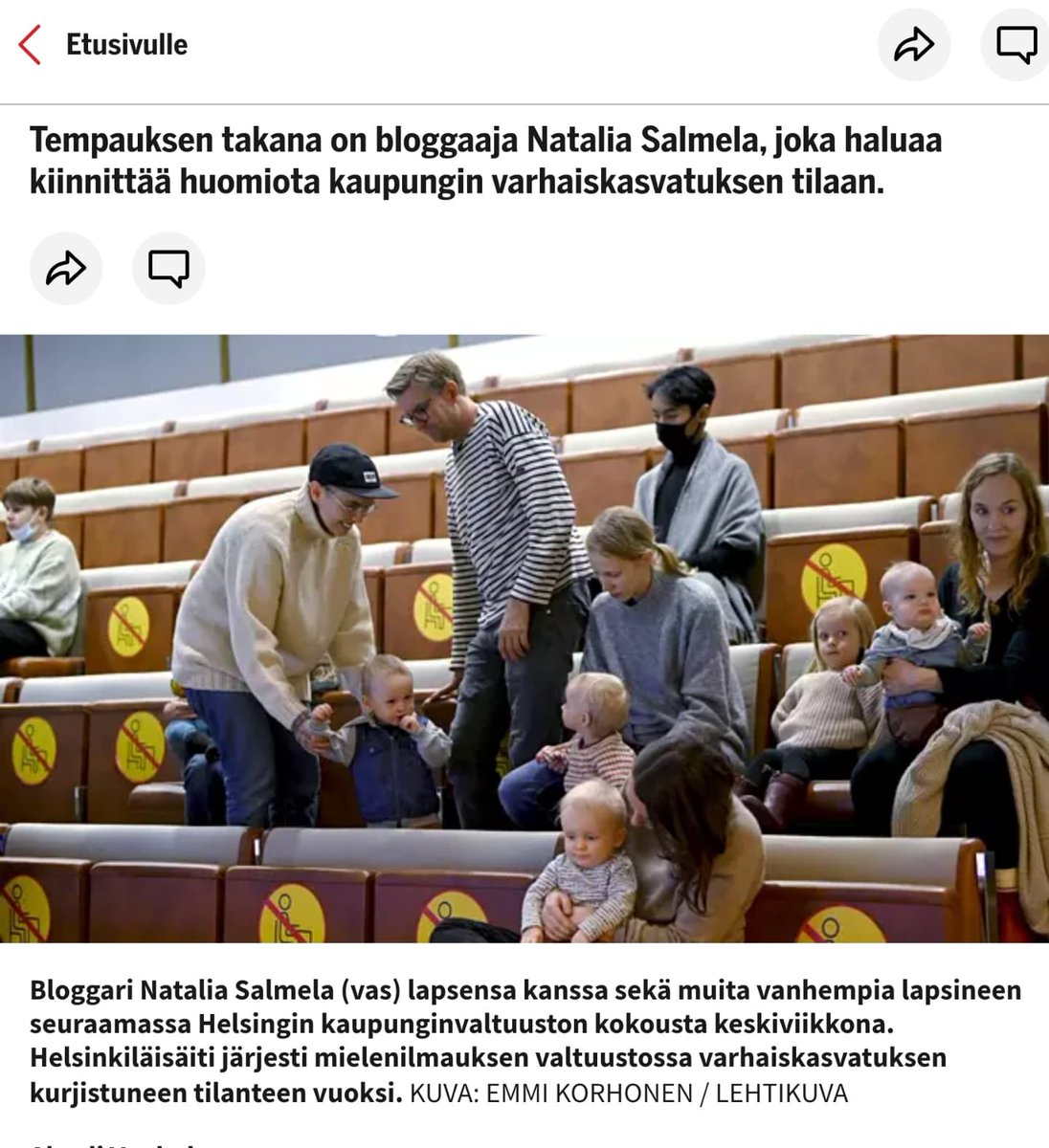 nataliasalmela's tweet photo. Luulen, että pointti tuli selväksi. Varhaiskasvatukseen ryhmäkoot alas, palkat ylös. En haluaisi olla tämän jälkeen se poliitikko, joka ilmoittaisi leikkauksista varhaiskasvatukseen tai 0-suunnitelmista alan kehittämiseen. Kröh, @filsdeproust tehkää oikeita päätöksiä! https://t.co/1ih7TWk2Go