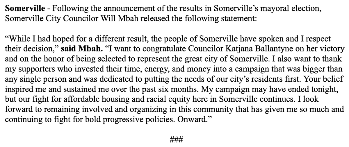 Thank you Somerville.