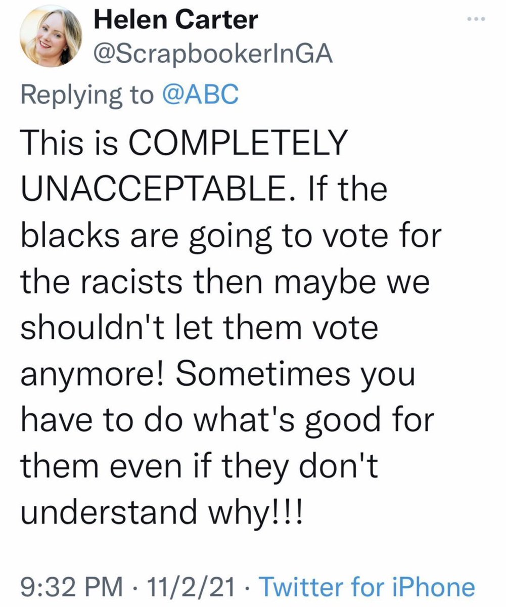 Are you seeing this black folks? Do what the white liberals tell you, or 'for your own good' they want to take your rights away from you. They're not even trying to hide the fact that they think you're less than anymore. Even I'm shocked by this, and I know what trash they are.