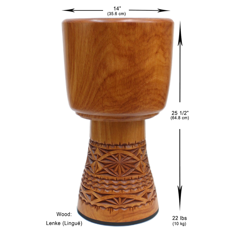drumskulldrums's tweet photo. NEW CUSTOM BUILD 🪘
Are you looking for a special custom build Djembe? 
SKU: DSD-09220
Shell Origin: Guinea
Wood Type: Lenke (Lingue)
Size(s): D:14" x H:25 1/2"
Weight: 22 lbs
Custom build this Djembe to your specifications!
#djembe #drumskuldrums #custom https://t.co/XEYYbBLEWJ