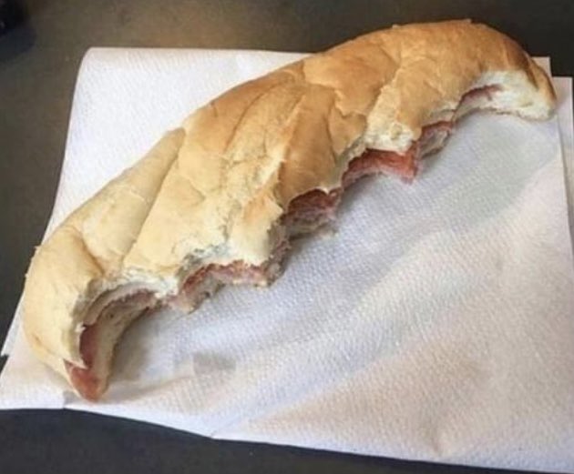 Festerschmidty's tweet photo. Just ate half of my sandwich from subway. Gonna finish the other half later. https://t.co/eKkuEnS7ay