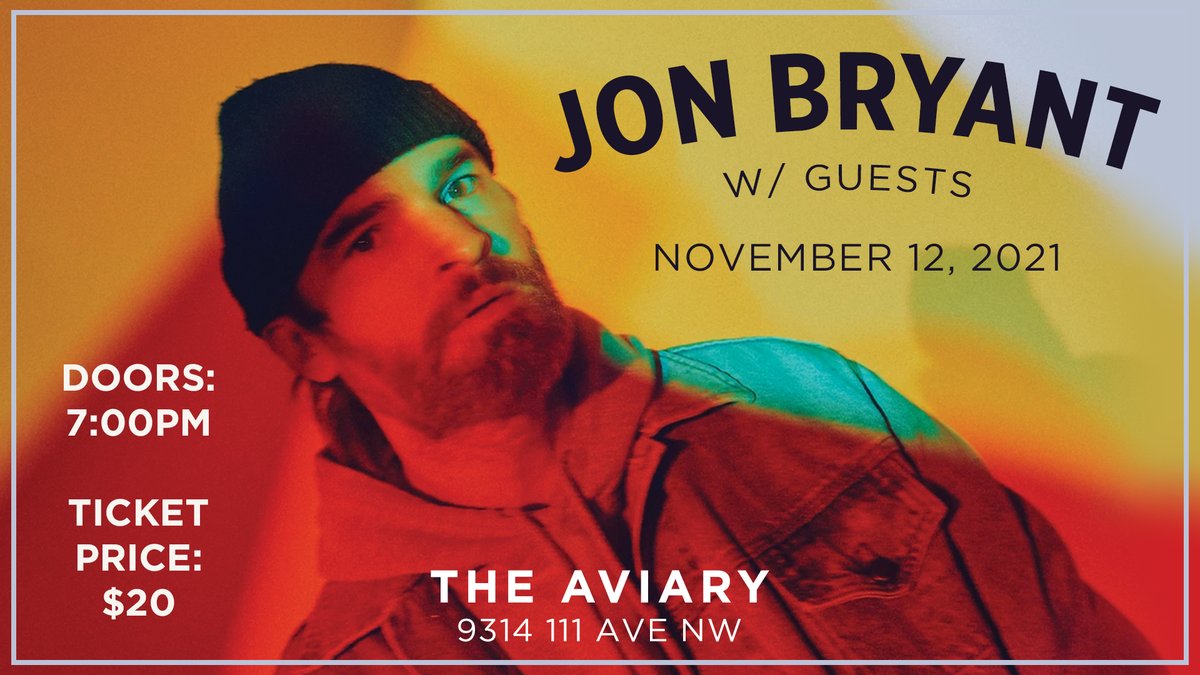 We return to one of our fave haunts soon! .<a href="/AviaryEdmonton/">The Aviary Edmonton</a> host JCL, <a href="/jonrbryant/">Jon Bryant</a> &amp; @vonbieker Tix tickets.fringetheatre.ca/event/601:3705… Friday Nov 12, doors 7 pm. See you there YEG!