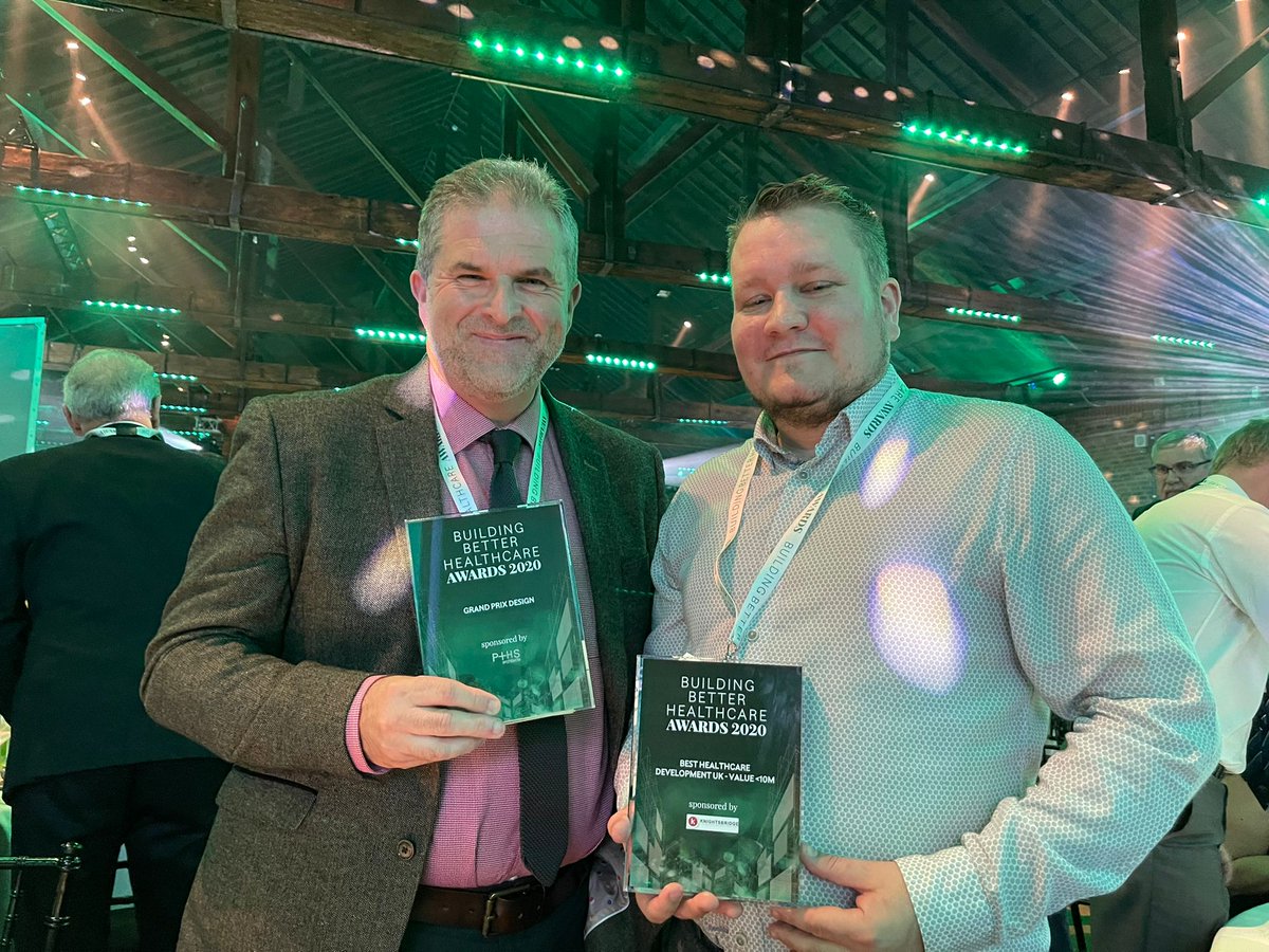 Delighted for the <a href="/gillingdod/">gilling dod</a> and <a href="/HumberNHSFT/">Humber Teaching NHS Foundation Trust</a> teams - not only winning Best Healthcare building <£10m for the Inspire CAMHS building but also the overall grand prix design award <a href="/BBHAwards/">BBH Magazine</a> today! 🎉🏆🏆😎

#BBHAwards 
#healthcare
#architecture