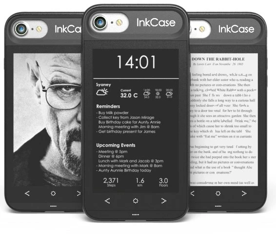 variablygeeky's tweet photo. I feel #eink tech should be more popular than it is. A Well crafted, protection-first in mind, case I'd be very keen for. Information on lower power screen and saved articles/books for less distracted reading. I've only seen #inkcase by @_OAXIS years ago. https://t.co/C8rWtZUYCU https://t.co/KSquLYGySX