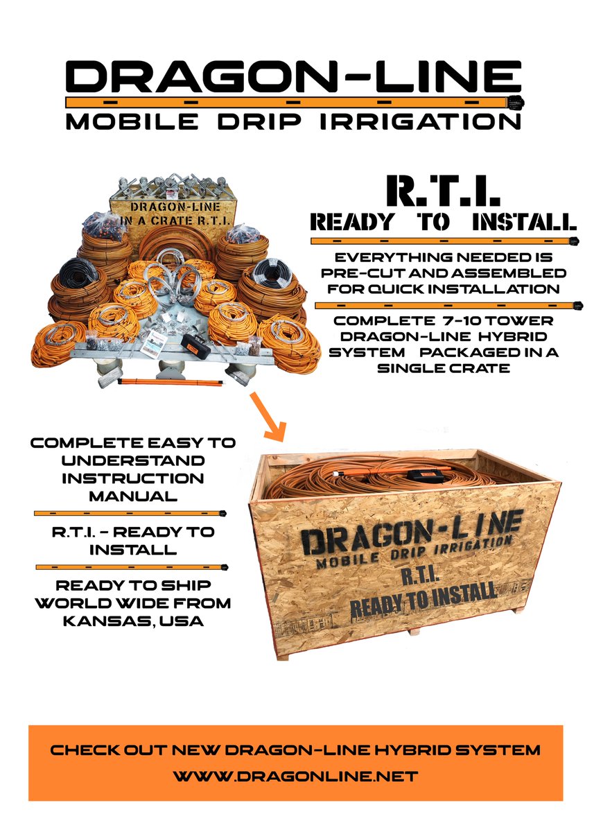 Dragon-Line, Mobile Drip Irrigation tweet media