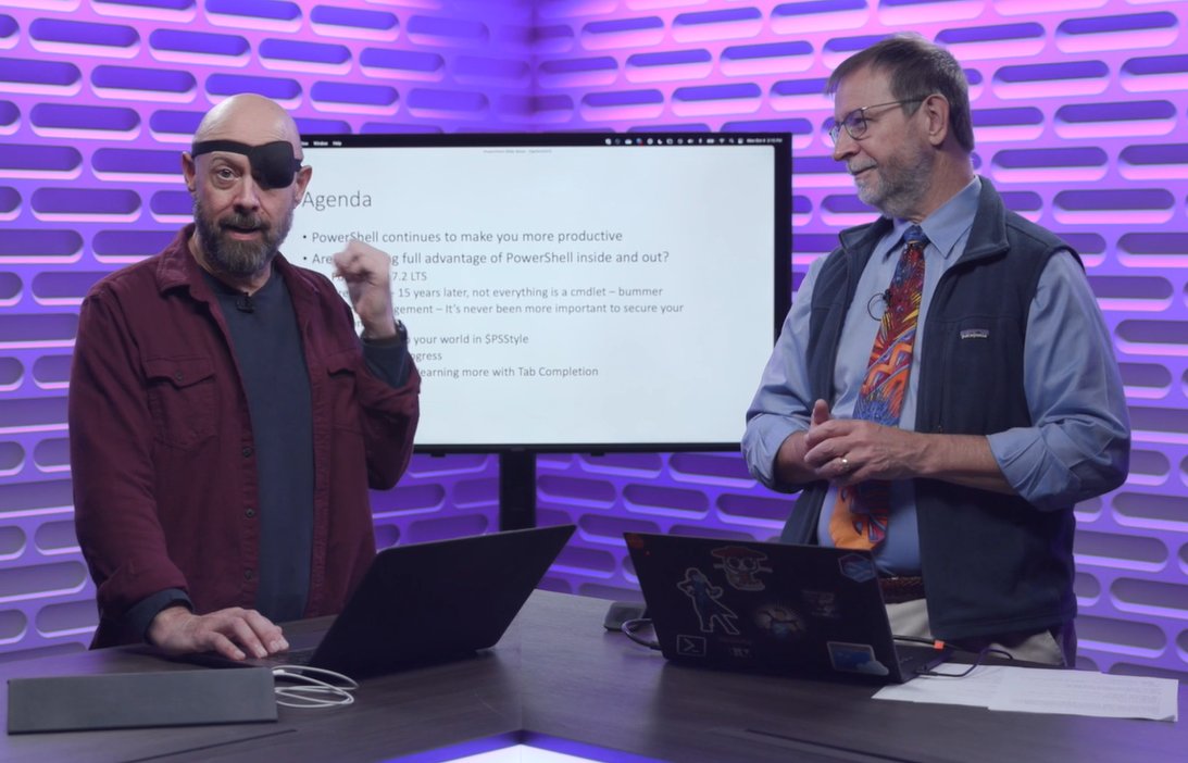 dlibSec's tweet photo. I really love this #Ignite talk: PowerShell unplugged with 
@jsnover &amp; @theJasonHelmick (what happen to your eye?) https://t.co/JFASYtBHPP