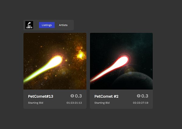 PetComets's tweet photo. HEY EVERYONE !!! 📢🚨 THE AUCTION FOR PETCOMETS #2 AND #13 IS GOING LIVE NOW 
☄️💥 @holaplex

HEAD TO https://t.co/z9htmAkCcq TO GRAB YOUR OWN PET COMET 
STARTING BID - 0.3 SOL ❗❗❗ 
Last auction all Pet Comets were overbid so grab them fast
#SolanaNFT #NFT #auction #PetComets https://t.co/5tC95nIZ9P