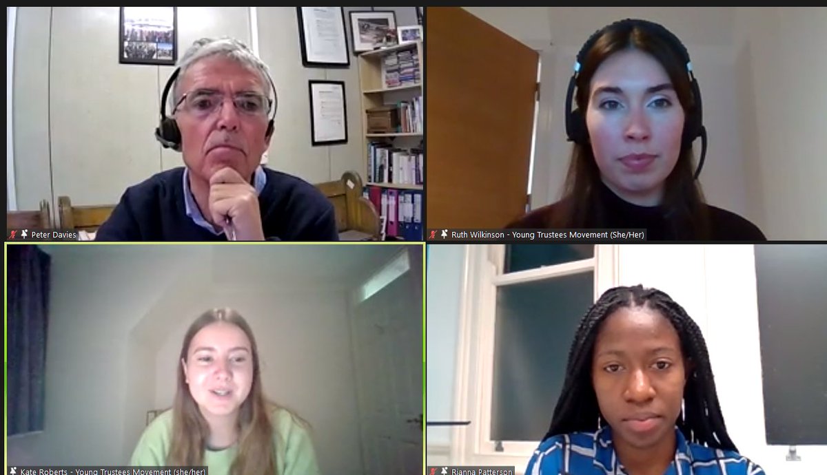 And we have kicked off! 

<a href="/pdpartnership/">Peter Davies</a> sharing why diversity is vital to the 5s of governance: 

1. Support 
2. Stretch
3. Stewardship 
5. Scrutiny 
6. Strategy 

#TrusteesWeek2021