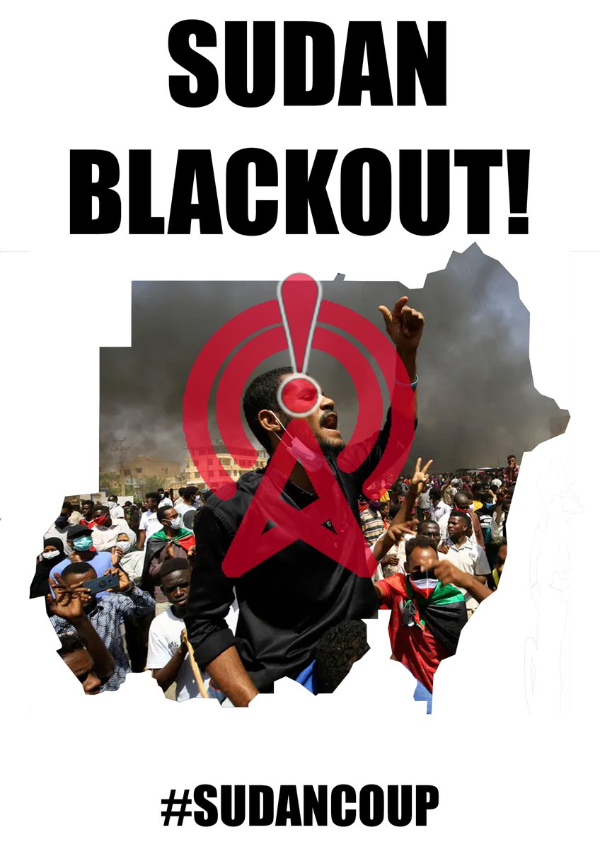 Merg_Salih's tweet photo. #Sudan has been without internet since Oct 25th following the Military Coup to limit the spread of information and hide the injustices of the armed forces! #SudanCoup #SudanBlackout #الردة_مستحيلة 
#لاتفاوض_لاشراكة_لاشرعية https://t.co/Z94xewb4Nx