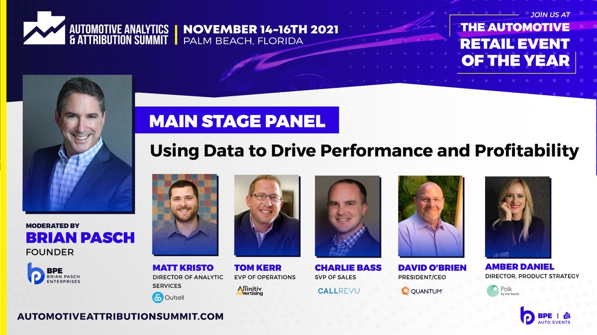 Come join Brian and the <a href="/pcgdigital/">PCG Digital</a> team at the upcoming AAAS conference.
We all want to be more profitable but do you know how? This panel will help. 
Get your tickets today!!
bit.ly/3kuJwjO
<a href="/automotiveseo/">Brian Pasch</a> #aaas2021