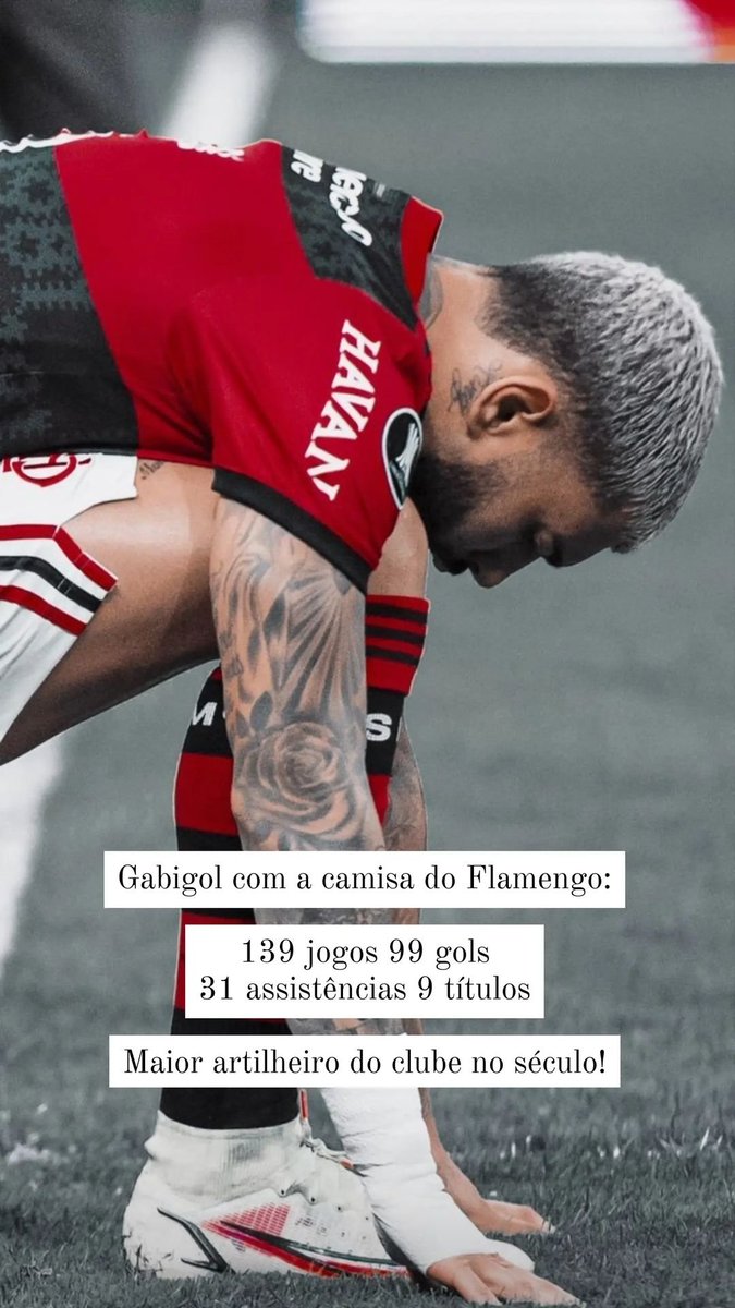 FlaTVideos's tweet photo. - 139 jogos
- 99 gols
- 31 assistências
- 130 participações em gols
- 9 títulos

Gabigol pelo Flamengo. https://t.co/y70korDTxs