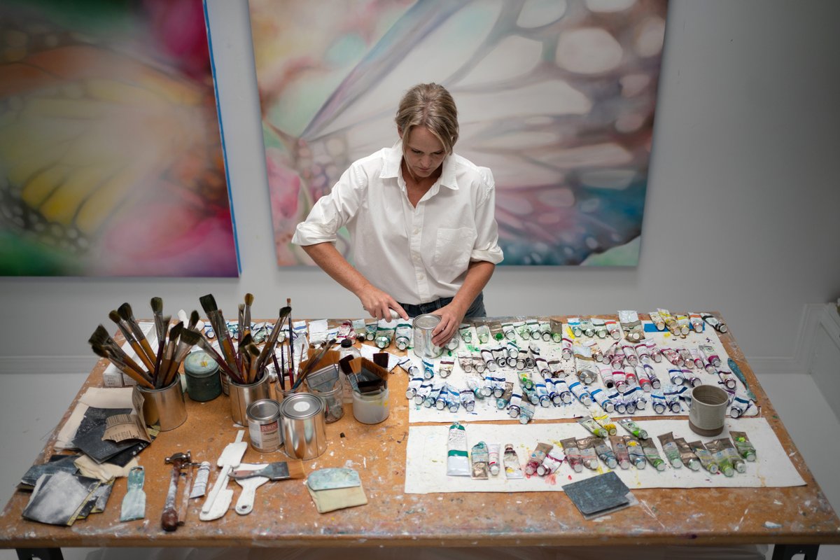 New York: 
Tracy Rocca's, Allay opens tomorrow!
In this new series, Rocca draws inspiration from butterflies and their various patterns, textures, and layers of meaning. 
The gallery is open from Tuesday to Saturday 10am-6pm