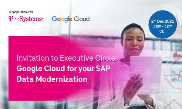 sibyllske's tweet photo. Google Cloud for your SAP Data Modernization Webinar https://t.co/oxe9hqfPV9 https://t.co/Dll16vXlS7