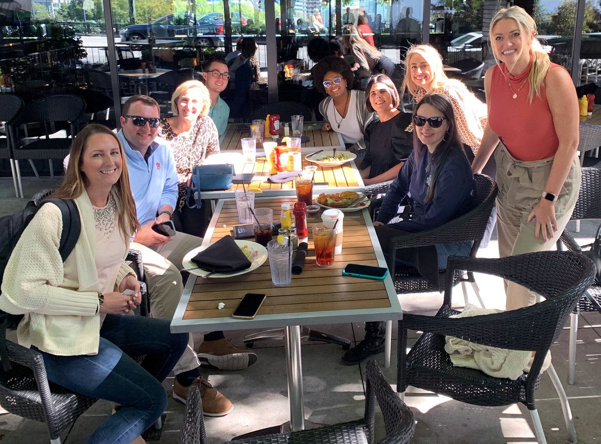 soltechatlanta's tweet image. All work and no play make for a dull day. Cheers to our team enjoying a fun lunch together.
#worklunch #humpday #outoftheoffice #WeAreSOLTECH #ITStaffing #recruiting #hiring #jobsearch #staffingagency #techjobs #latesttech #ITstaffingagency