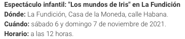 Teatro infantil en Sevilla fin de semana del 6 y 7 de noviembre 2021
onsevilla.com/teatro-infanti…

<a href="/SevillaOcio/">OnSevilla - Ocio en Sevilla</a> <a href="/ocioon/">Ocioon</a> <a href="/ocioparaninos/">Ocio para Niños</a>