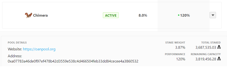 OANPOOL.ORG / AAA ANGUS STAKE / CHIMERA POOL tweet media