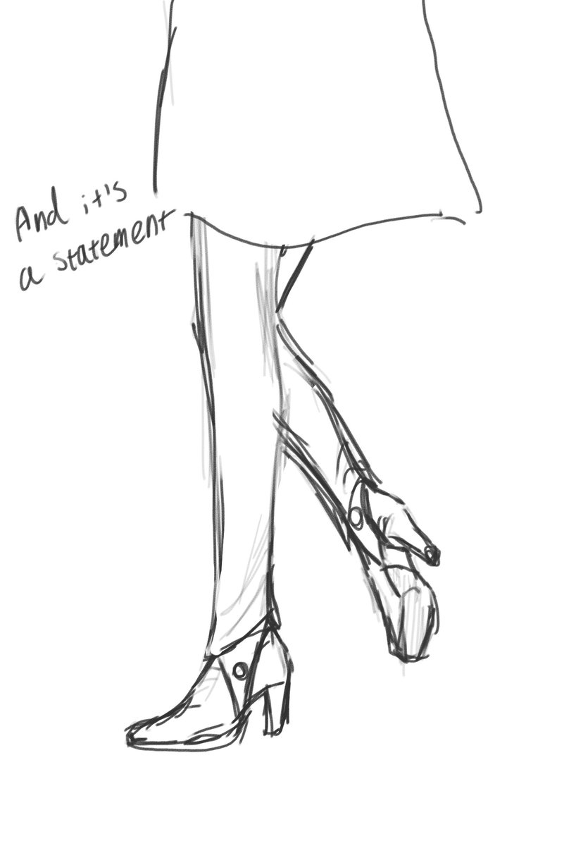 imperravi's tweet photo. Sort of a take (?) on #Baizhu 's shoes fron #GenshinImpact .. For real, is it just me who hates how Mihoyo did his clothes that badly? https://t.co/o6hdCABKUS