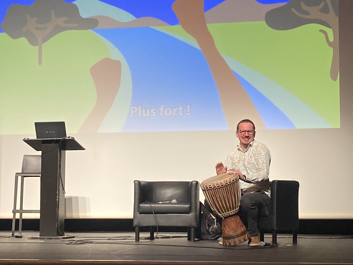 Rock and learn avec Djembe !  #LudoviaBE @SebReinders